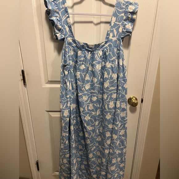 13 A New Day Women's Ruffle Short Sleeve A-Line Dress  NWT size 2X - Picture 5 of 7